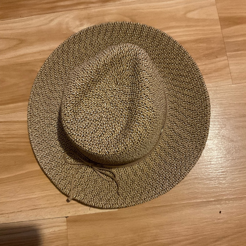 Scala‎ Natural Tan Woven straw Hat